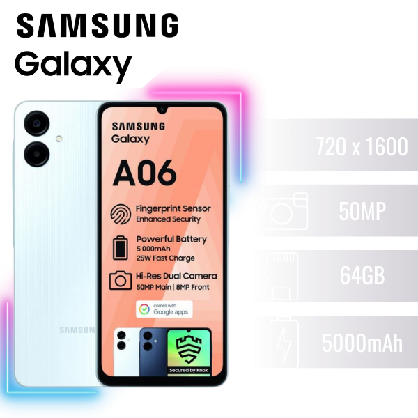 Samsung Galaxy A06 - Light Blue