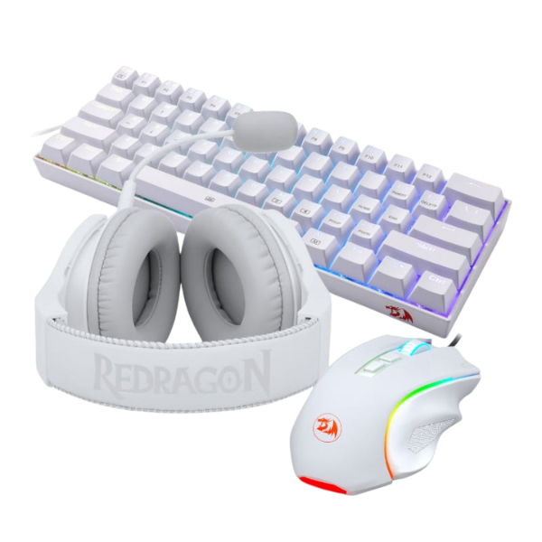 REDRAGON 3IN1 WIRED COMBO – WHITE