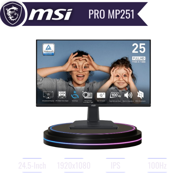 MSI 24.5-Inch Monitor PRO MP251