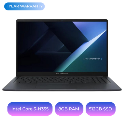 ASUS ExpertBook P1503CTA-I38512G1W Intel Core 3 Laptop