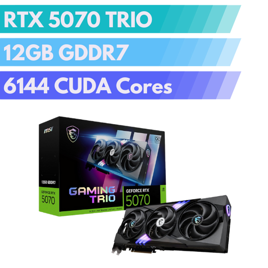 MSI GeForce RTX 5070 GAMING TRIO OC 12GB