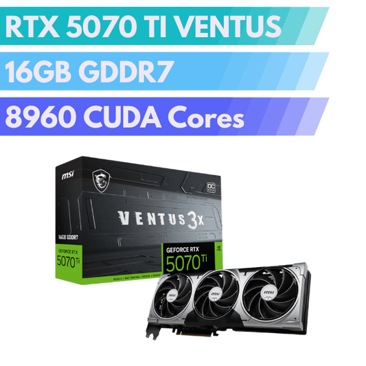 MSI GeForce RTX 5070 Ti 16G VENTUS 3X OC