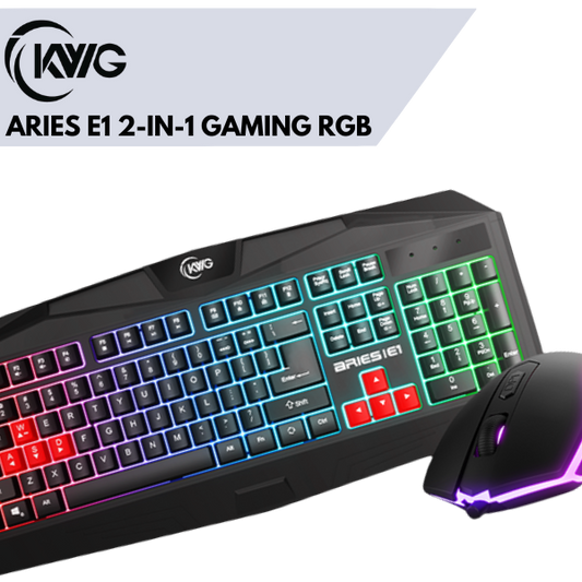 KWG ARIES E1 2-IN-1 GAMING RGB COMBO