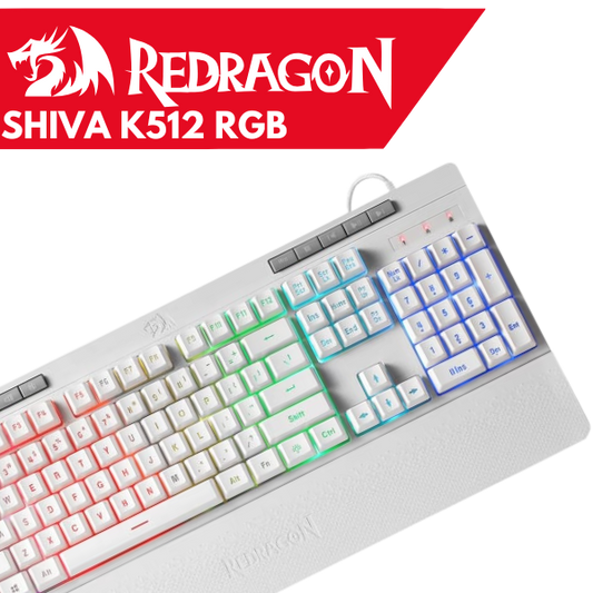 Redragon SHIVA K512 - White Keyboard
