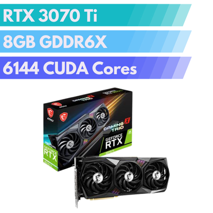MSI Nvidia GeForce RTX 3070Ti GAMING X TRIO 8G