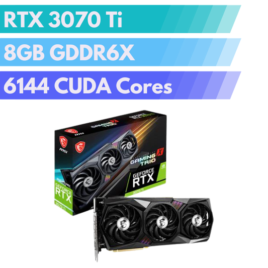 MSI Nvidia GeForce RTX 3070Ti GAMING X TRIO 8G