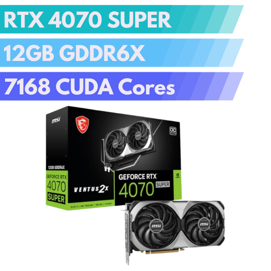 MSI Nvidia GeForce RTX 4070 Super Ventus 2x OC