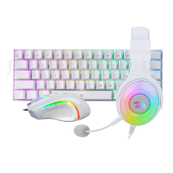 REDRAGON 3IN1 WIRED COMBO – WHITE