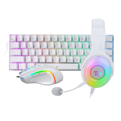 REDRAGON 3IN1 WIRED COMBO – WHITE