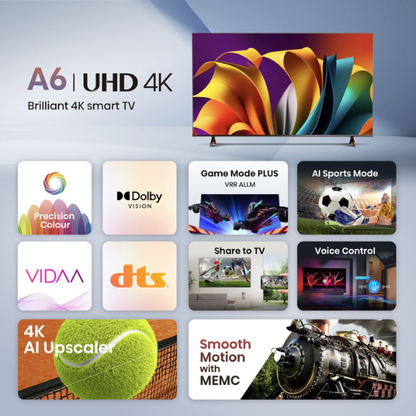 Hisense 55 inch A6N LED UHD Smart TV