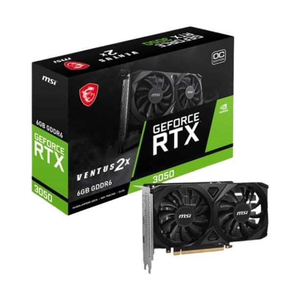 MSI Nvidia GeForce RTX 3050 Ventus 2X 6G OC