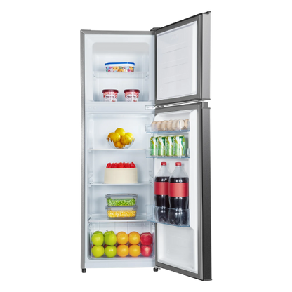Hisense 154L Top Freezer Fridge Titanium Silver
