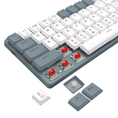 Redragon BS8772 Wireless Keyboard and Mouse Combo – Grey/White