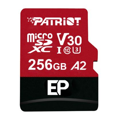 Picture of Patriot EP Series 256GB MICRO SDXC V30 A2 (w/o Adaptor)
