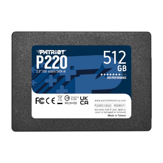 Picture of Patriot P220 512GB 2.5" SSD