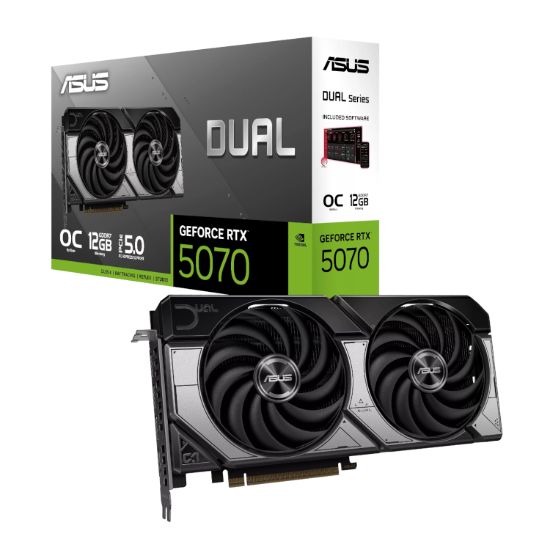 Picture of ASUS Dual GeForce RTX 5070 12GB GDDR7 OC Edition Graphics Card