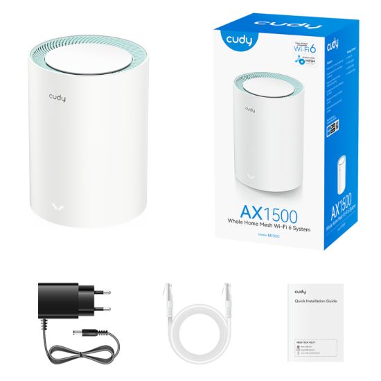Picture of Cudy AX1500 Gigabit Mesh Wi-Fi 6 System – 1 Pack