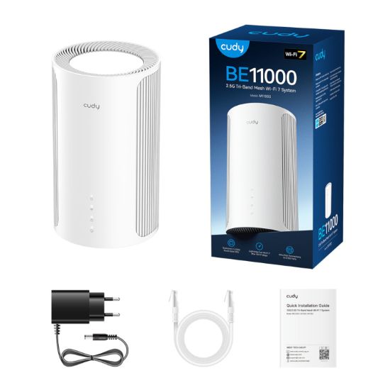 Picture of Cudy BE11000 Wi-Fi7 Tri-band Mesh Wi-Fi System - 1 Pack