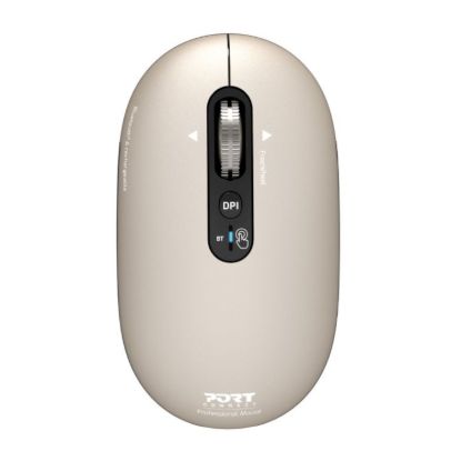 Picture of Port Connect PURE MAC Rechargeable Wireless and Bluetooth Mouse - Pearl