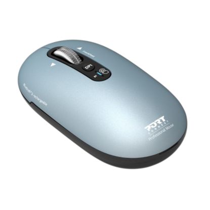 Picture of Port Connect PURE MAC Rechargeable Wireless and Bluetooth Mouse - Storm