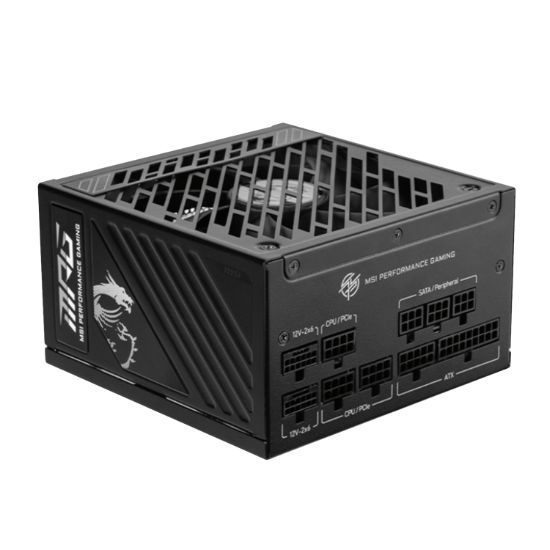 Picture of MSI MPG A1000GS PCIe 5 80 PLUS Gold Modular Power Supply