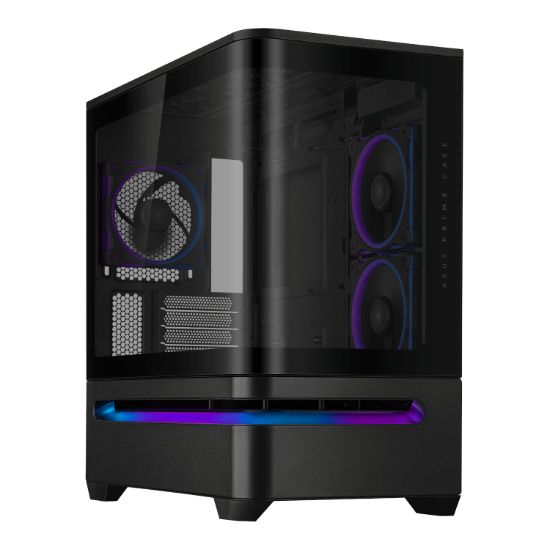 Picture of ASUS Prime AP202 ARGB Micro-ATX Gaming Chassis - Black