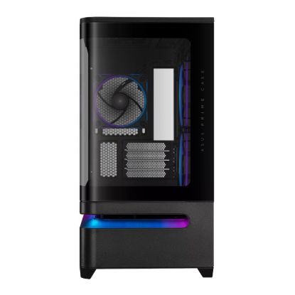 Picture of Asus Prime AP202 ARGB Curved Tempered Glass Micro-ATX Chassis – Black