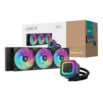 Picture of DeepCool LE360 V2 ARGB 360mm AIO Liquid Cooler - Black