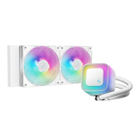 Picture of DeepCool LE240 V2 240mm ARGB AIO CPU Liquid Cooler - White