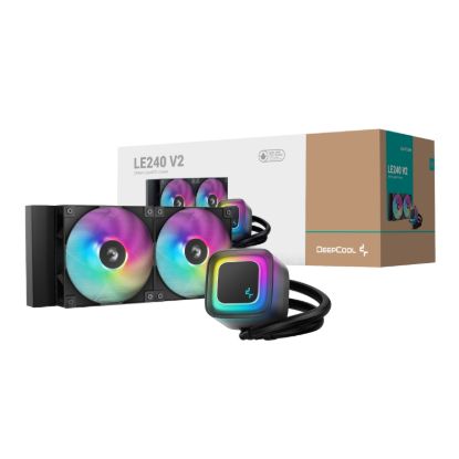 Picture of DeepCool LE240 V2 240mm ARGB AIO CPU Liquid Cooler - Black