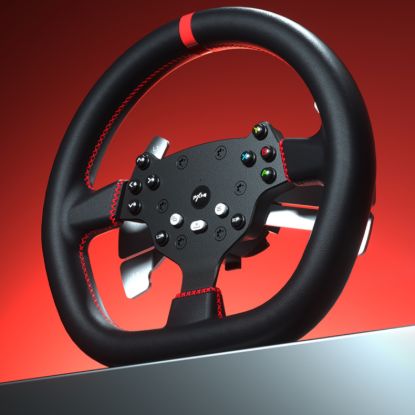 Picture of PXN V10 Ultra 270/900° 3.2nm Direct Drive USB Steering Wheel with Hall Effect Dual Pedals