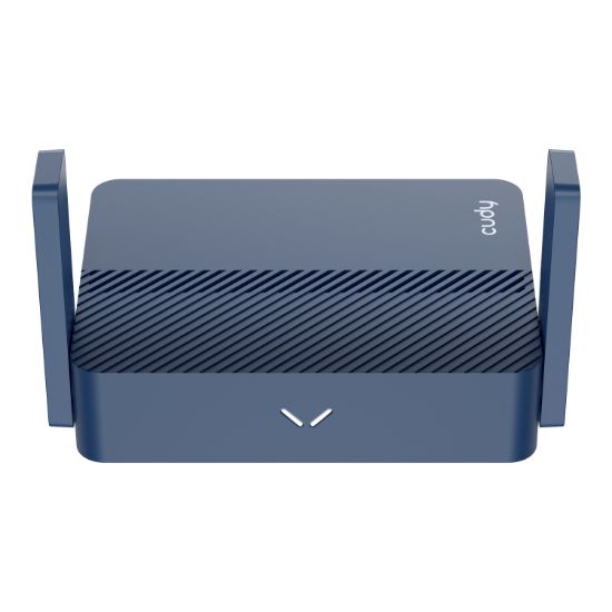 Picture of Cudy AX3000 2.5G Wi-Fi 6 Mini VPN Travel Router - Navy Blue
