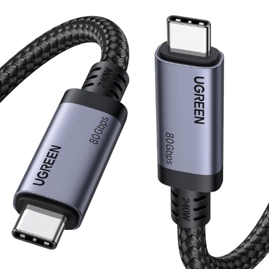 Picture of UGREEN USB4 Gen4 240W USB-C to USB-C Cable (Black)
