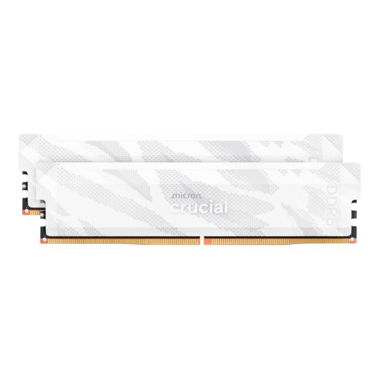 Picture of Crucial Pro Overclocking DDR5-6400 32GB Desktop Gaming Memory Kit (16GB x 2) – White