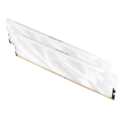 Picture of Crucial Pro Overclocking DDR5-6400 32GB Desktop Gaming Memory Kit (16GB x 2) – White
