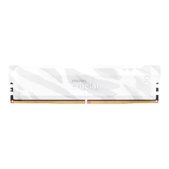 Picture of Crucial Pro 16GB 6400Mhz DDR5 Desktop OC Gaming Memory - White