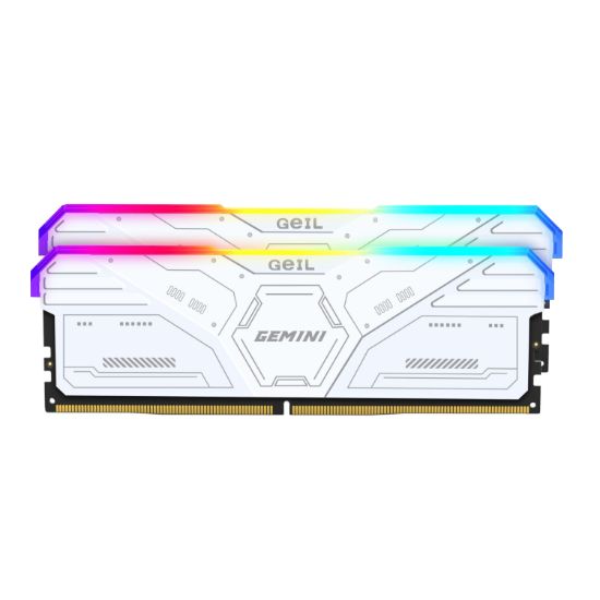 Picture of GeIL Gemini RGB 32GB DDR5 6000MHz Desktop Gaming Memory Kit (2 x 16GB) – White