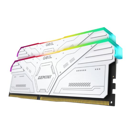 Picture of GeIL Gemini RGB 32GB DDR5 6000MHz Desktop Gaming Memory Kit (2 x 16GB) – White