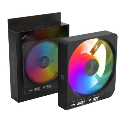 Picture of FSP ZENFAN 120mm ARGB PWM Smart Fan - Black