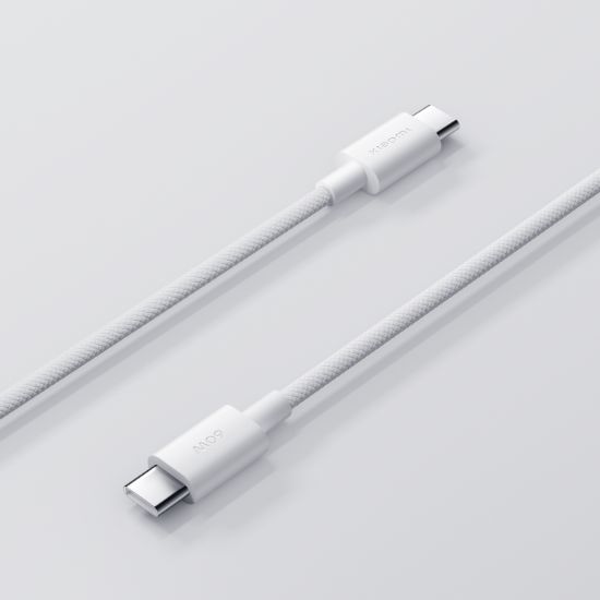 Picture of Xiaomi 3A Braided USB Type-C to USB Type-C Cable 1M - White