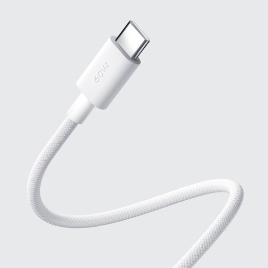 Picture of Xiaomi 3A Braided USB Type-C to USB Type-C Cable 1M - White