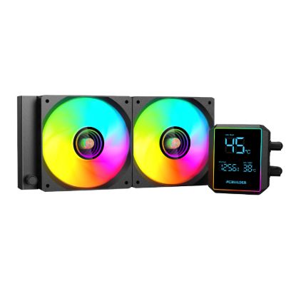 Picture of PCBuilder BLIZZARD FROST 240mm AIO ARGB Liquid CPU Cooler - Black