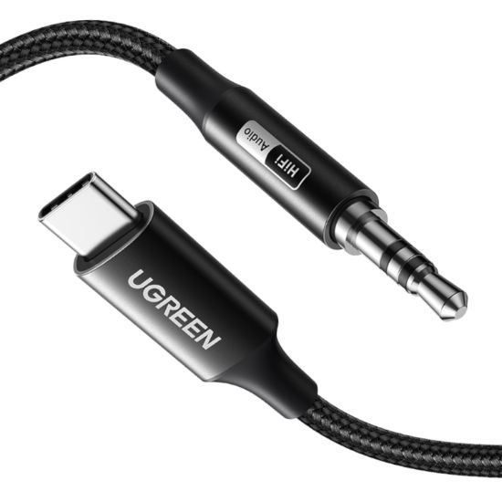 Picture of UGREEN USB Type-C to 3.5mm AUX Audio Cable 1M - Black