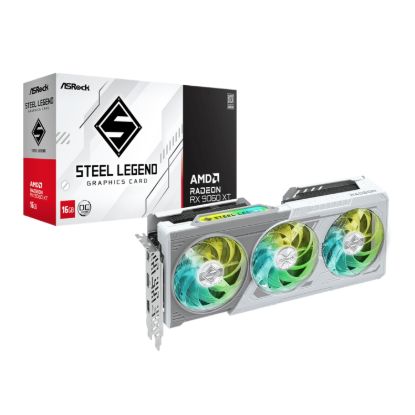 Picture of ASRock Radeon RX9060 XT Steel Legend 16G Graphics Card