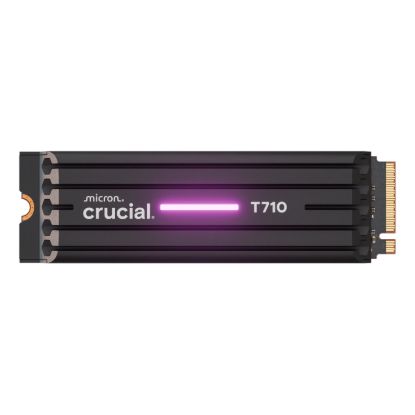 Picture of Crucial T710 2TB M.2 NVMe Gen5 NAND SSD with Heatsink
