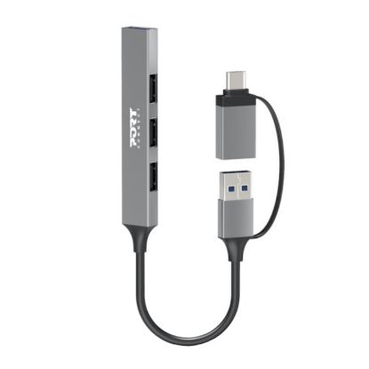Picture of Port Connect USB Type-C to 4-port USB-A 3.0/2.0 Hub