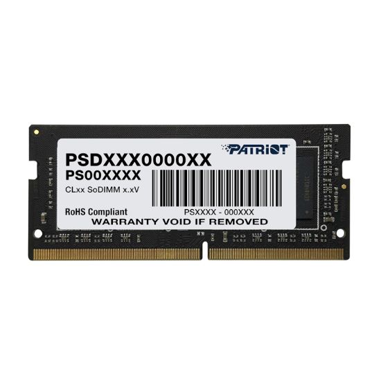 Picture of Patriot Signature Line 16GB 3200MHz DDR4 Single Rank SODIMM Notebook Memory