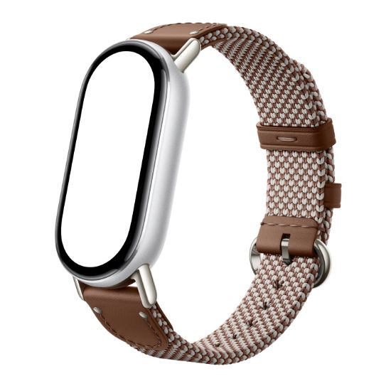 Picture of Xiaomi Smart Band 10 Knitted Silk Strap - Feather Brown