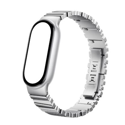 Picture of Xiaomi Smart Band 10 Asymmetrical Metal Strap – Silver