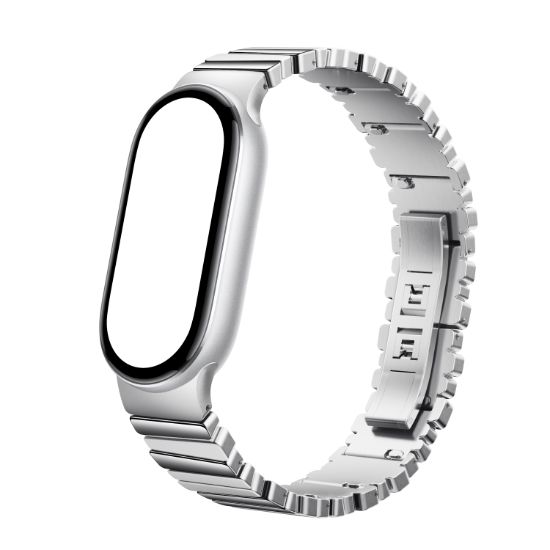 Picture of Xiaomi Smart Band 10 Asymmetrical Metal Strap – Silver